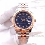 Copy Rolex Datejust II 41mm Blue Dial Diamond Markers Watch_th.jpg